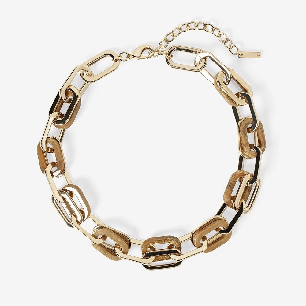 White House Black Market Chunky Chain Link Necklace